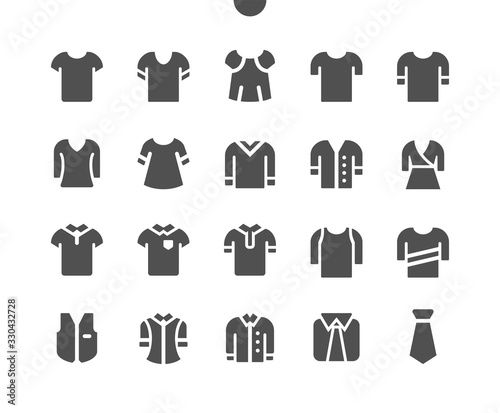 Clothes v3 UI Pixel Perfect Well-crafted Vector Solid Icons 48x48 Ready for 24x24 Grid for Web Graphics and Apps. Simple Minimal Pictogram © palau83