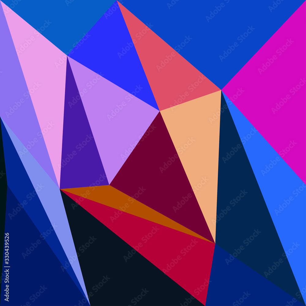 abstract vector pattern geometric triangle mosaic background