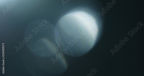 Photo real lens flare through glass effects for overlay