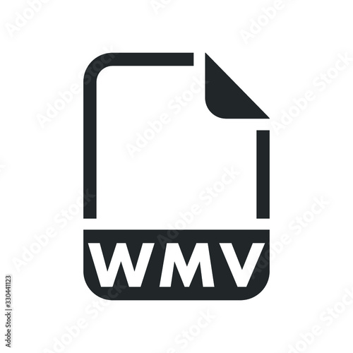 WMV File format icon photo