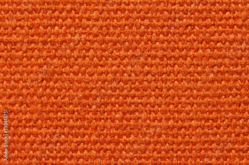 Orange bright canvas fabric background