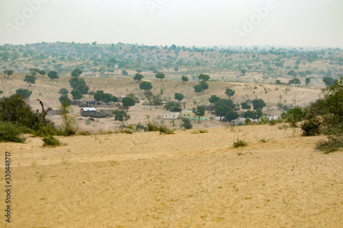 landscape in desert india photo