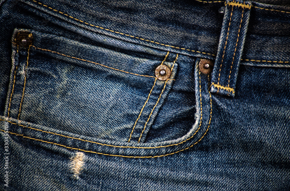 blue jeans pocket close up texture blue jeans pocket close up texture