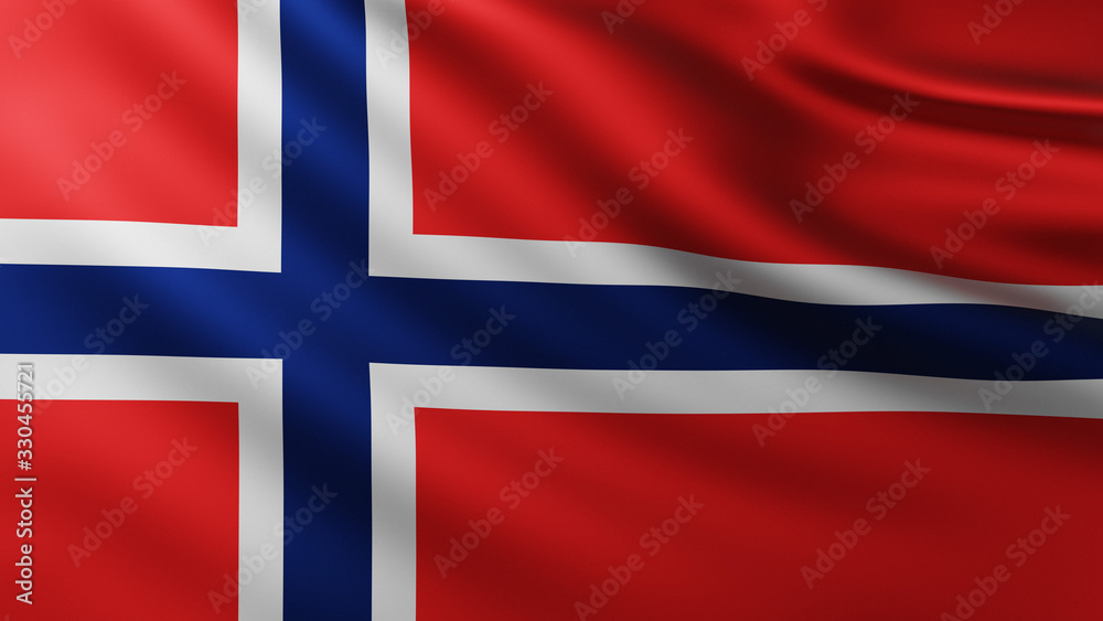 Large Flag of Norway fullscreen background in the wind Large Flag of Norway fullscreen background in the wind