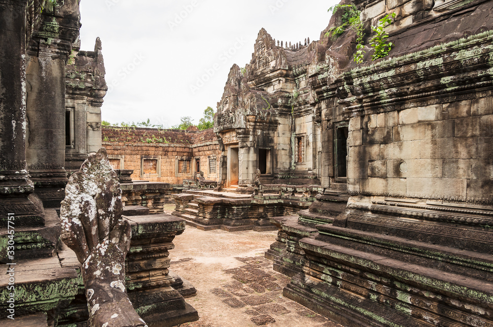 Chau Say Tevoda Temple in Angkor complex. Siem Reap, Cambodia.