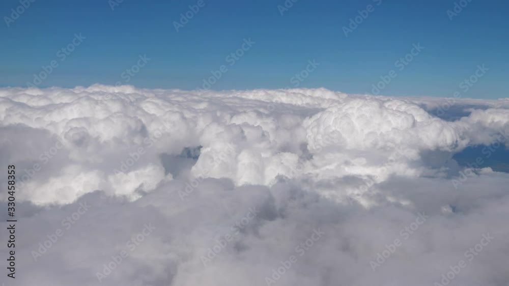 Aerial shot above the clouds in 4K Aerial shot above the clouds in 4K