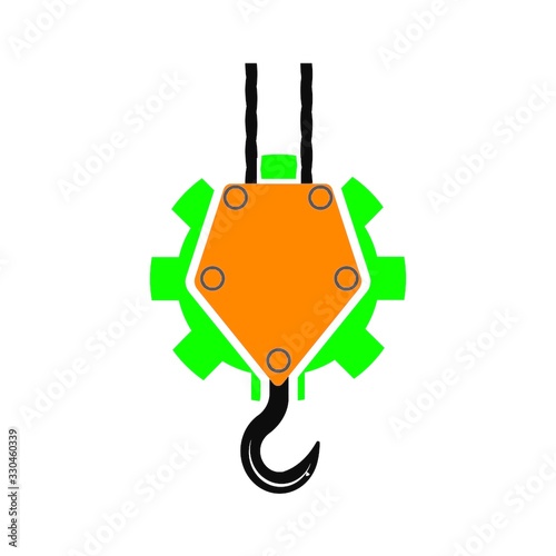 Crane hook logo