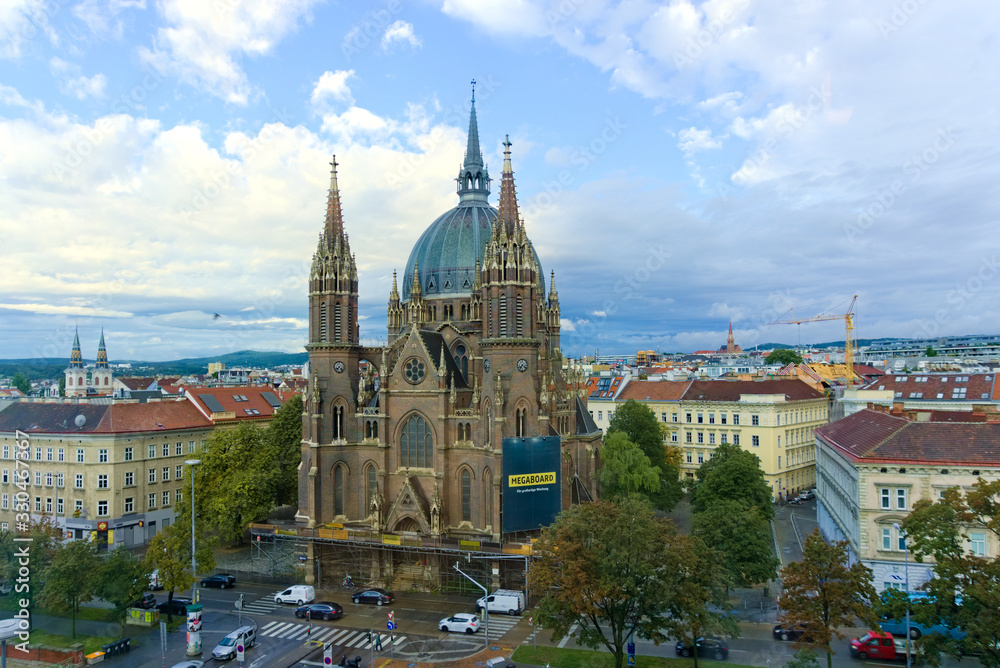 Obraz premium panoramic view of vienna city