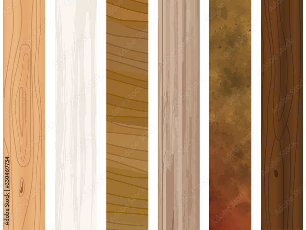 Fototapeta premium 木目ウッドテクスチャーセット