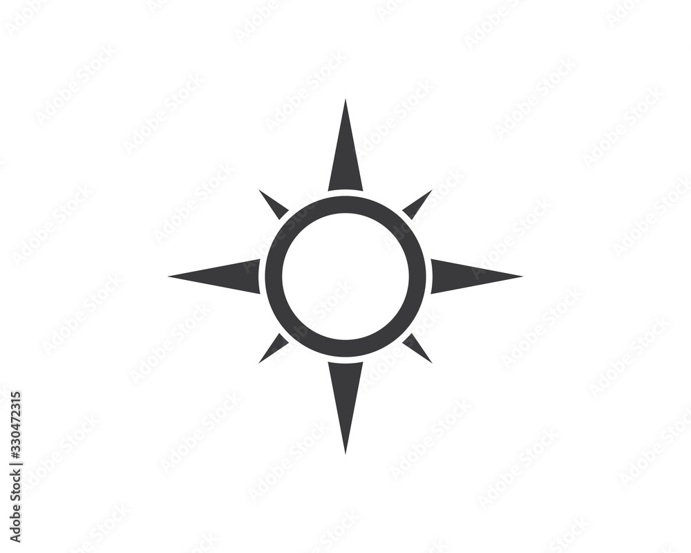 compass arrow logo vector tempate ilustration compass arrow logo vector tempate ilustration