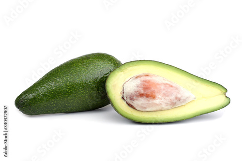 Avocado with a half