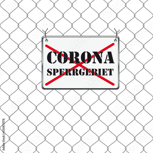 Corona Sperrgebiet