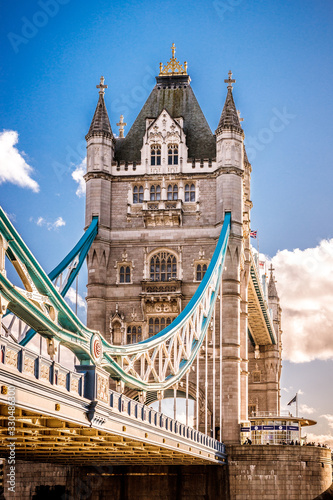 Tower Bridge London in the spring