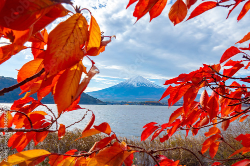Japan. Kawaguchiko Lake. Fu...