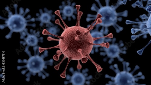 Coronavirus 3D Render
