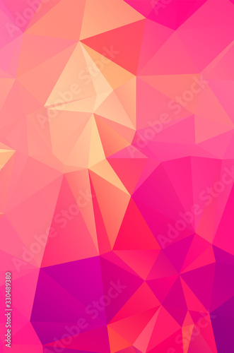 Light pink polygonal design pattern