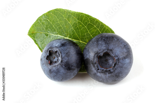 Blueberry and leaf