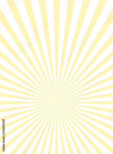 Sunlight rays vertical background. Bright yellow color burst background.