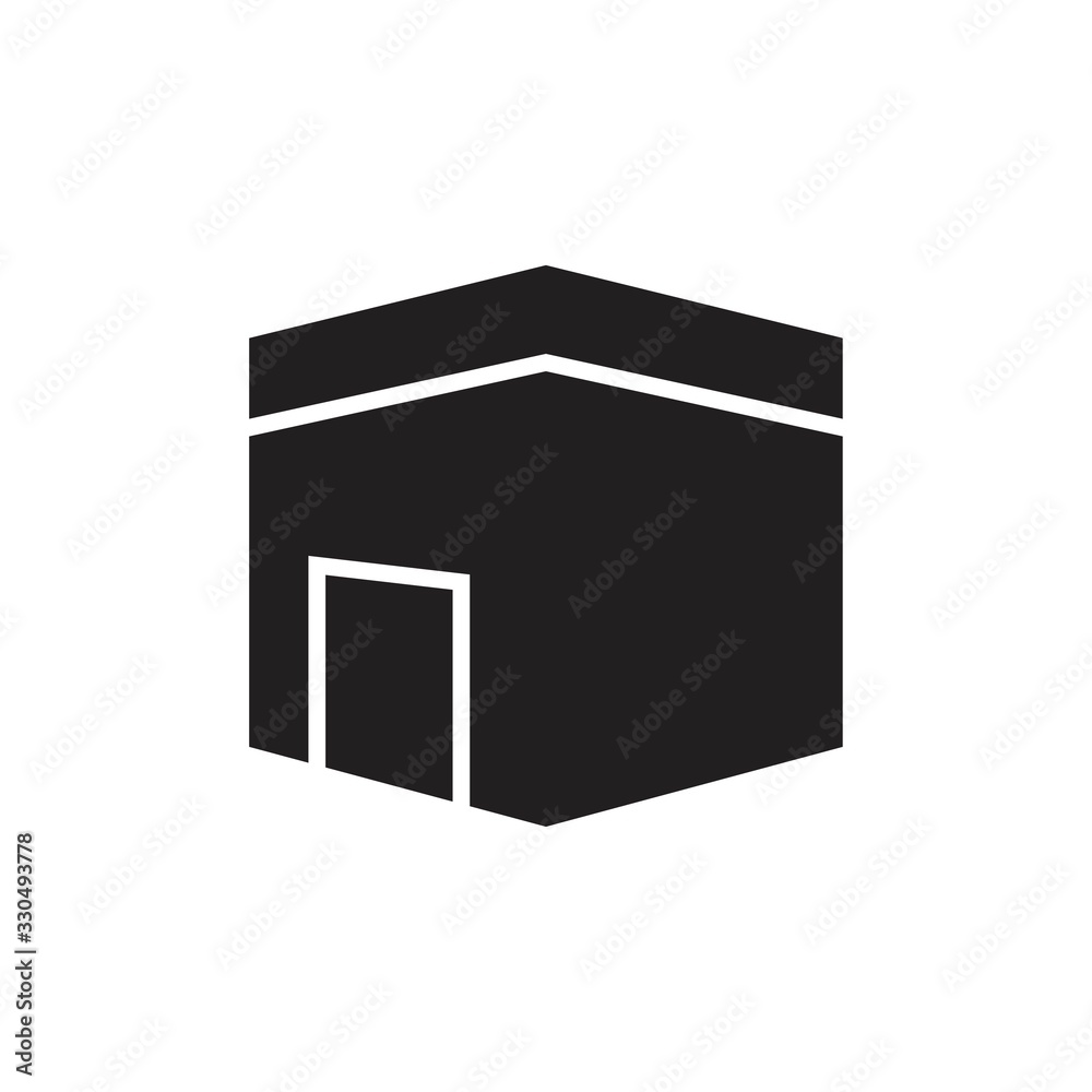 Kaaba solid icon for apps and websites Kaaba solid icon for apps and websites