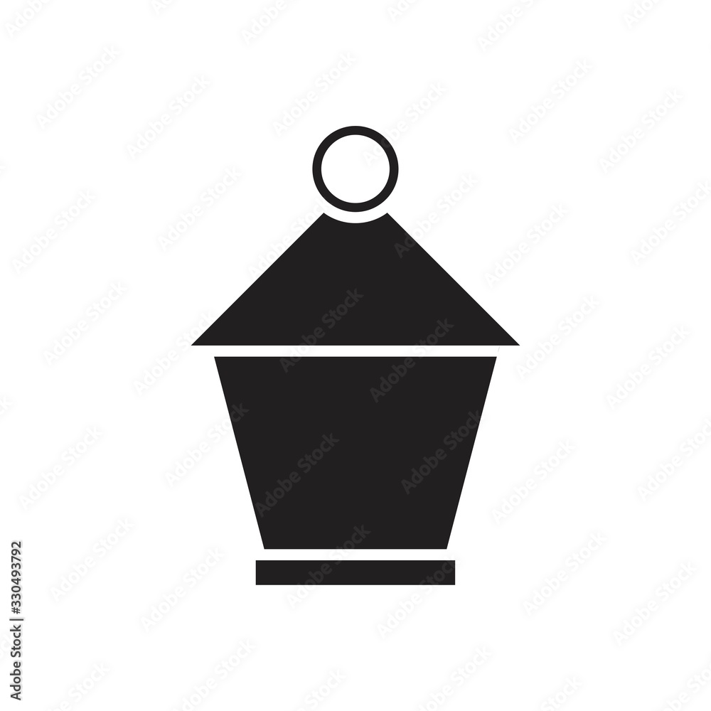 Islamic lantern solid icon for apps and websites Islamic lantern solid icon for apps and websites