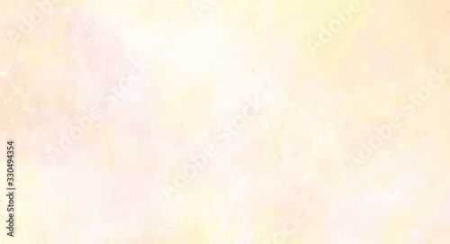 Yellow watercolor background for your design, watercolor background concept, vector...