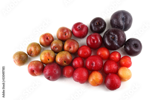 Group of plums