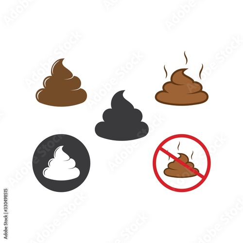 feces vector illustration design