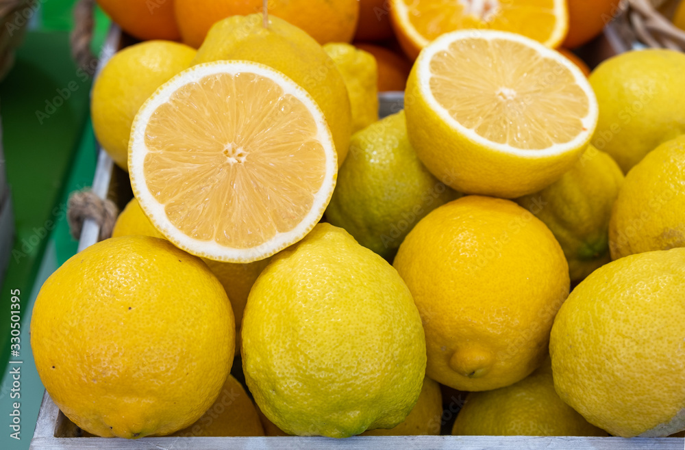 seedless lemon at an agricultural exhibition
