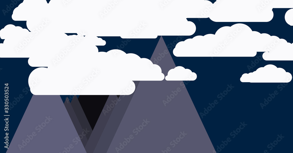 Mountains Panorame Abstract Random Placed Generative Art background illustration Mountains Panorame Abstract Random Placed Generative Art background illustration