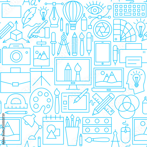 Design Line Seamless Pattern