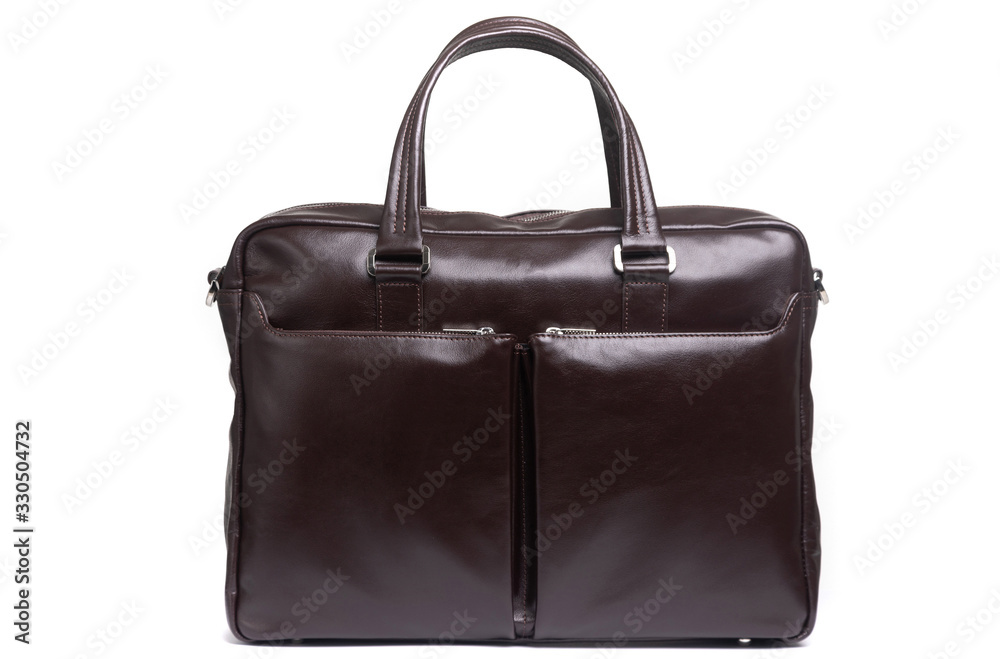 men's stylish bag on a white background men's stylish bag on a white background
