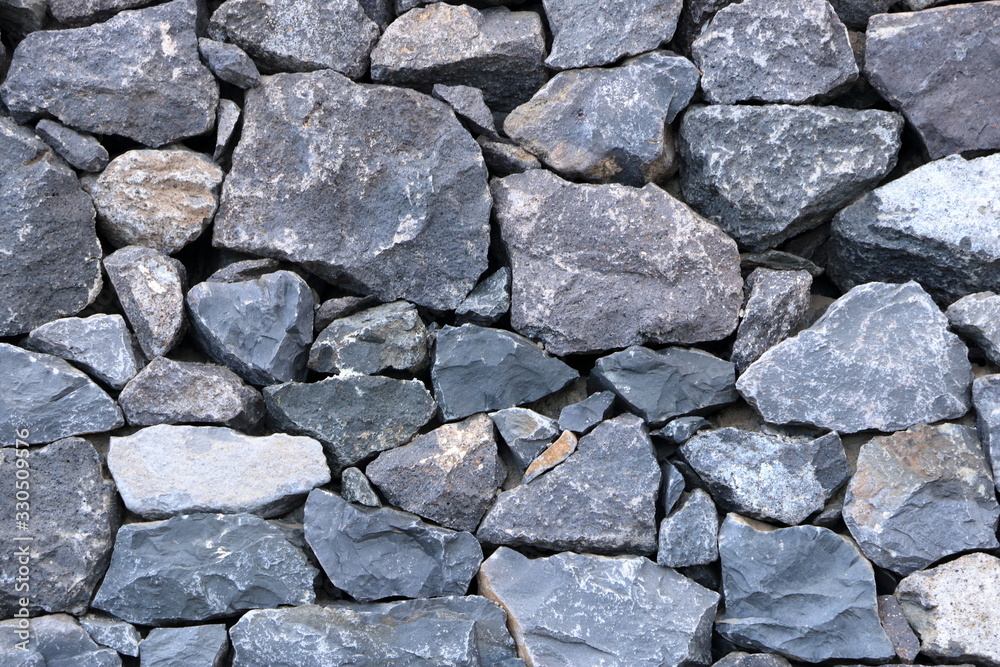 Texture of a grey granite stone wall for background Texture of a grey granite stone wall for background