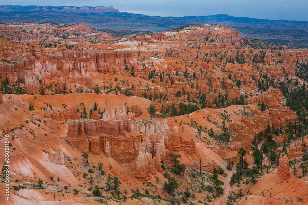 Rock towers Hoodoo in National Park Bryce Canyon, USA