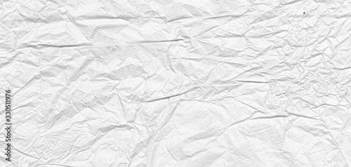 White texture of crumpled paper