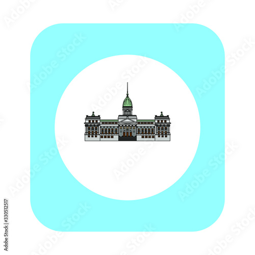 building of national congress of argentina, in city of buenos aires