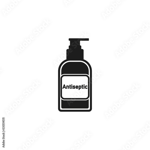  Antiseptic, medical disinfection icon. Vector. Isolated. 