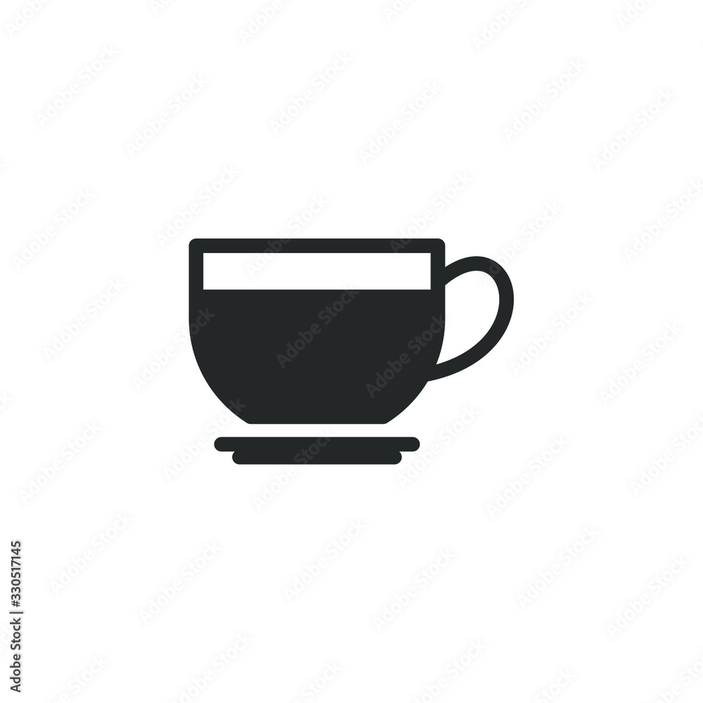 Coffee cup icon template color editable. Coffee cup symbol vector sign isolated on white background illustration for graphic and web design. Coffee cup icon template color editable. Coffee cup symbol vector sign isolated on white background illustration for graphic and web design.