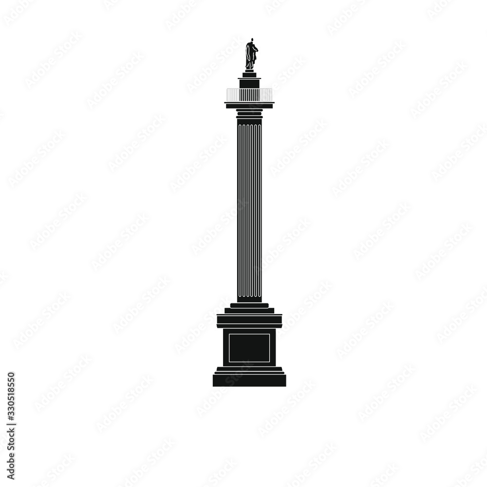 Fototapeta premium vector skyline of newcastle city north of england