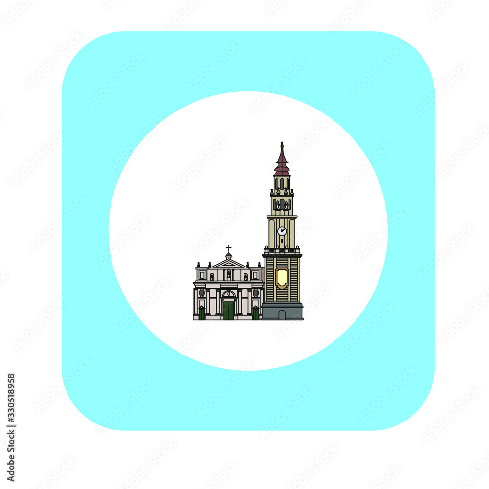 Obraz premium Seo Cathedral in Zaragoza city Spain
