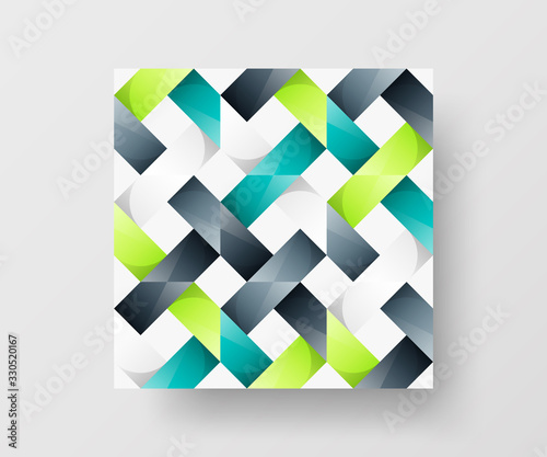 Amazing business advertisement vector mural art square banner mock up. Modern corporate abstract geometric illustration design layout background. Company identity quadrangle texture brochure template.