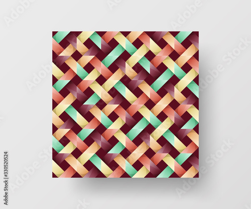 Amazing business advertisement vector mural art square banner mock up. Modern corporate abstract geometric illustration design layout background. Company identity quadrangle texture brochure template.