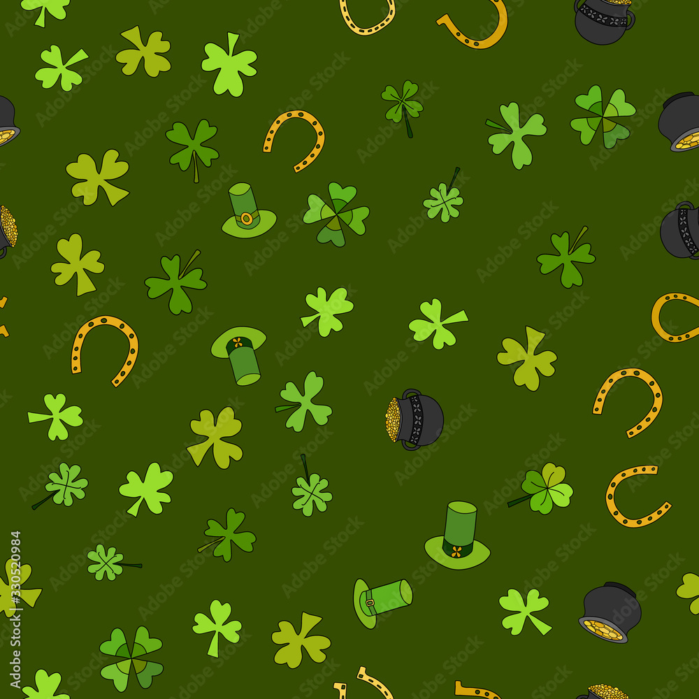 Saint Patrick's Day Vector Seamless Saint Patrick's Day Vector Seamless