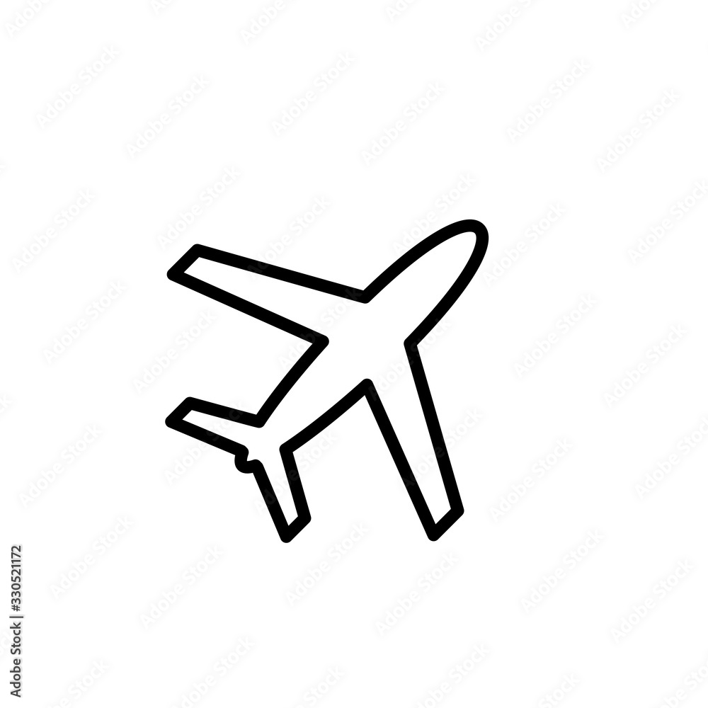 Vector illustration, plane icon design
