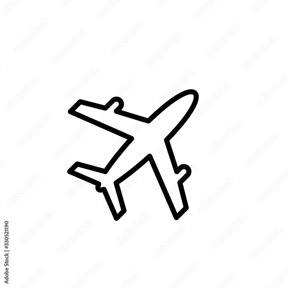 Vector illustration, plane icon design