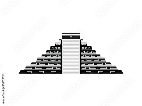 The Temple of Kukulken in the archaeological zone of Chichen Itz