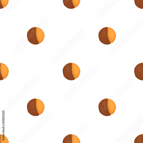 Illustration on theme big set identical biscuit, kit colorful pastry cookie