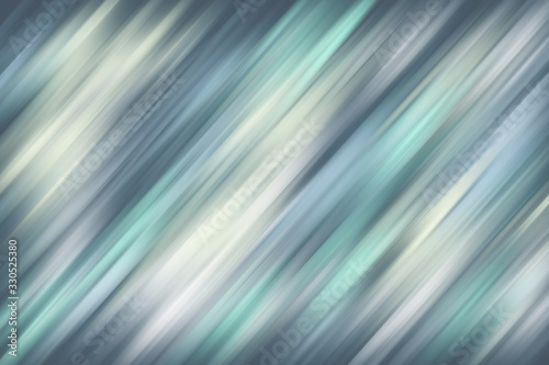 Abstract 3D rendering light green, blue and white gradient line effect illustration texture wallpaper. Abstract minimal simple background.