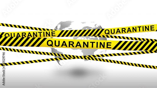 Wallpaper Mural Earth Quarantine Animation on White Background Torontodigital.ca