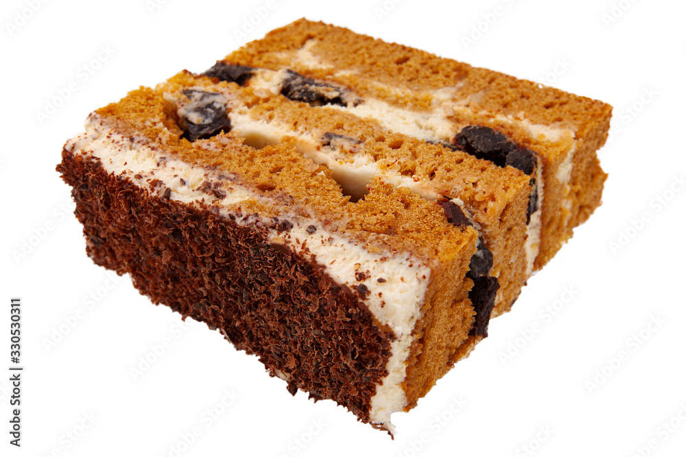 honey cake slice honey cake slice