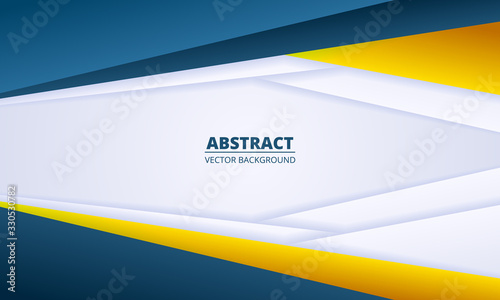 Abstract diagonal light background with colored gradient paper lines. Modern elegant design illustration for cover, banner, website, page, flyer and header.